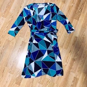 Evan Picone Wrap Dress